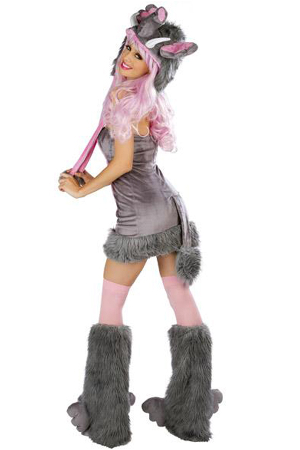 Halloween Costume Deluxe Sexy Pink Elephant Costume - Click Image to Close